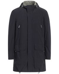 Brunello Cucinelli - Midnight Overcoat & Trench Coat Polyester, Polyamide - Lyst
