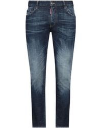 DSquared² - Jeans Cotton, Polyester, Elastane, Cow Leather - Lyst