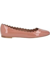 Chloé - Antique Rose Ballet Flats Leather - Lyst