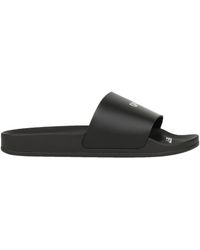 Off-White c/o Virgil Abloh - Slides off negras blancas - Lyst