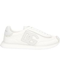 Dolce & Gabbana - Snk Sneakers Leather, Textile Fibers - Lyst