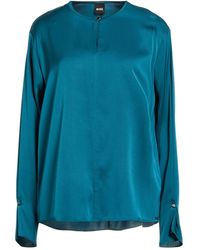 BOSS - Deep Top Silk, Elastane - Lyst