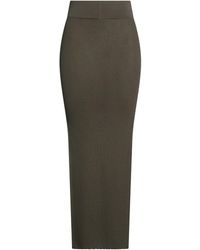 Rick Owens - Dark Maxi Skirt Wool, Polyamide, Elastane - Lyst