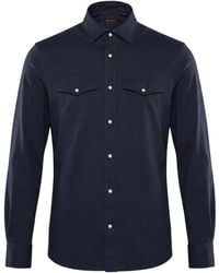 Moorer - Midnight Shirt Cotton - Lyst