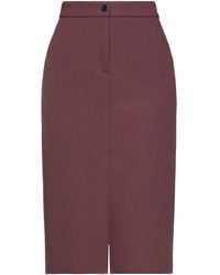 MSGM - Midi Skirt Polyester, Viscose, Elastane - Lyst