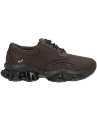 Asics - Chocolate Sneakers Leather, Textile Fibers - Lyst