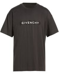 Givenchy - Charcoal T-Shirt Cotton - Lyst
