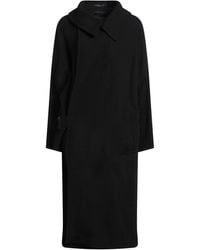 Y's Yohji Yamamoto - Coat Wool, Polyester, Acrylic, Nylon - Lyst