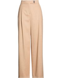 Eleventy - Camel Pants Wool, Cotton, Metallic Fiber, Polyamide - Lyst
