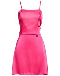 Gaelle Paris - Mini Dress Polyester, Elastane - Lyst