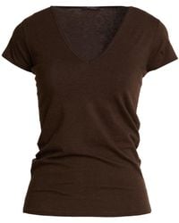 Ballantyne - Chocolate T-Shirt Cotton, Cashmere, Elastane - Lyst