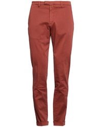 Briglia 1949 - Burgundy Pants Cotton, Elastane - Lyst