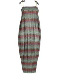 Hanita - Light Maxi Dress Polyester - Lyst