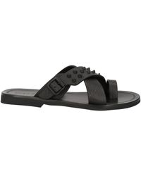 MICH SIMON - Thong Sandal Leather - Lyst