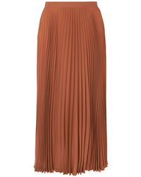 Valentino Long Skirt - Brown