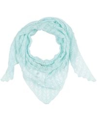 Alysi - Crème -- Scarf Viscose, Polyester - Lyst