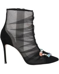 Sophia Webster - Ankle Boots Leather, Textile Fibers - Lyst