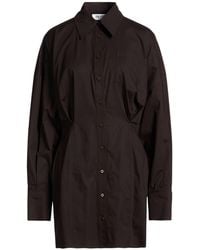 The Attico - Dark Mini Dress Cotton, Elastane - Lyst