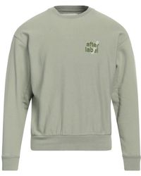 AFTER LABEL - Sage Sweatshirt Cotton - Lyst