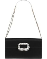 Roger Vivier - Shoulder Bag Viscose, Silk - Lyst