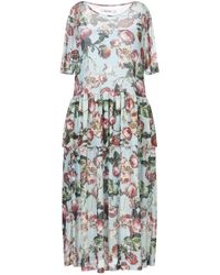 NA-KD Knielanges Kleid - Blau