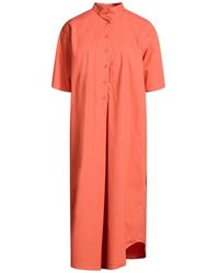 Cristina Bonfanti - Midi Dress Cotton, Elastane - Lyst