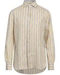 Isaia - Shirt Linen - Lyst