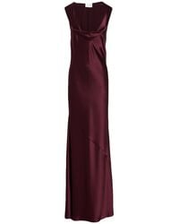 Galvan London - Maxi Dress Triacetate, Polyester - Lyst