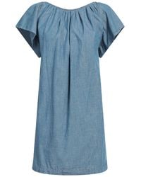 Vanessa Bruno - Mini Dress Cotton - Lyst