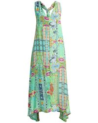 Inoa - Maxi Dress Silk - Lyst
