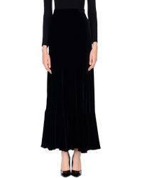 Alberta Ferretti Long Skirt - Black