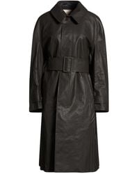 Tod's - Overcoat & Trench Coat Cotton, Polyurethane - Lyst
