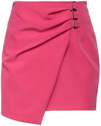 Haveone - Fuchsia Mini Skirt Polyester, Elastic Fibres - Lyst
