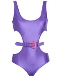 Versace Jeans Couture - Bodysuit Polyamide, Elastane - Lyst