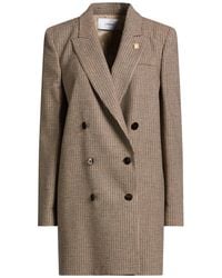 Lardini - Blazer Wool, Viscose, Polyester, Elastane - Lyst