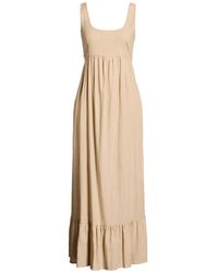 Compagnia Italiana - Maxi Dress Linen, Viscose - Lyst