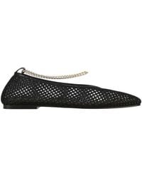 MARIA LUCA - Ballet Flats Textile Fibers, Leather - Lyst
