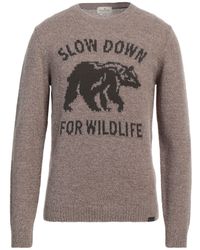 Brooksfield - Khaki Sweater Virgin Wool, Polyamide - Lyst