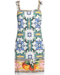 Dolce & Gabbana - Short Dress - Lyst