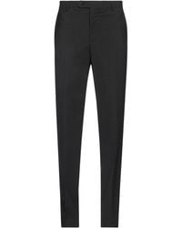 Tombolini - Charcoal Pants Virgin Wool, Elastane - Lyst