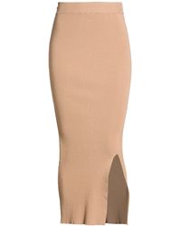 Kontatto - Midi Skirt Viscose, Polyester - Lyst