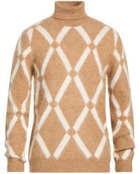 Officina 36 - Turtleneck Acrylic, Wool, Viscose, Alpaca Wool - Lyst