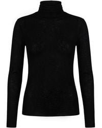 White Wise - T-Shirt Viscose, Nylon, Cashmere, Elastane - Lyst
