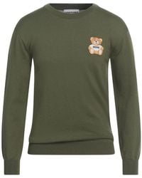 Moschino - Couture Military Sweater Virgin Wool - Lyst