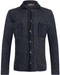 Messagerie - Midnight Cardigan Virgin Wool - Lyst