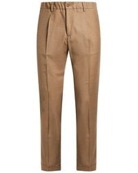 Briglia 1949 - Camel Pants Virgin Wool, Elastane - Lyst
