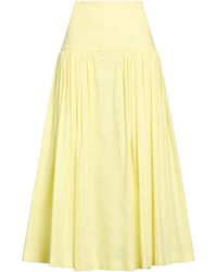 MSGM - Midi Skirt Cotton - Lyst