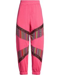 Akep - Fuchsia Pants Cotton, Polyester - Lyst