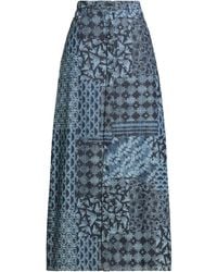 Emporio Armani - Denim Skirts - Lyst