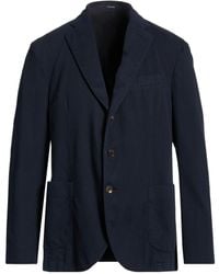 Drumohr - Midnight Blazer Cotton, Elastane - Lyst